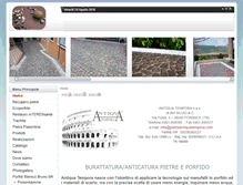 Tablet Screenshot of pietreantiquatempora.com